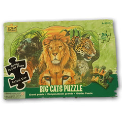 Big Cats Puzzle 50 pc puzzle - Toy Chest Pakistan