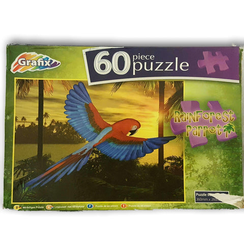 Rainforest Parrot 60 Pc Puzzle
