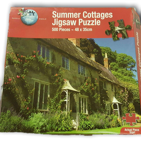 Summer Cottages Jigsaw Puzzle 500 Pc New