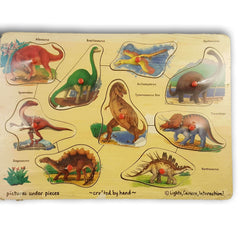 Wooden puzzle dinosaurs - Toy Chest Pakistan