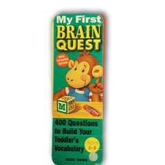 brain quest Ages 2-3, single deck - Toy Chest Pakistan