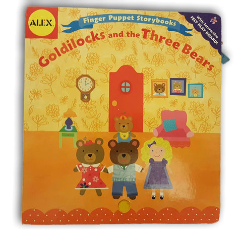 Finger Puppet Story Book Goldilocks And The Three Bears