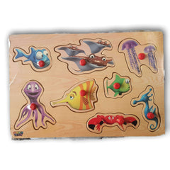 Under water wooden puzzle - Toy Chest Pakistan