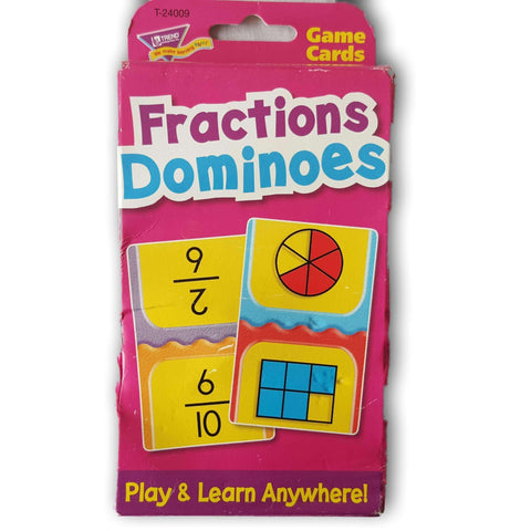 Fractions Dominoes Cards