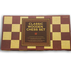 Classic Wooden Chess Set NEW - Toy Chest Pakistan