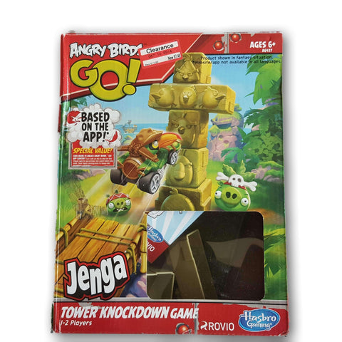 Angry Birds- Jenga Knockdown Game