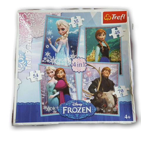Disney Frozen 4 In 1 Puzzle