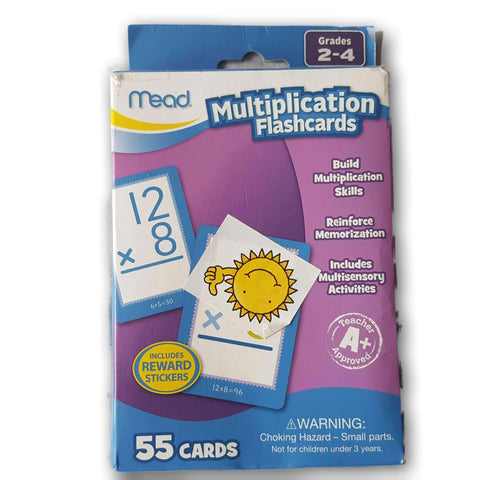 Mead Multiplication Flash Cards