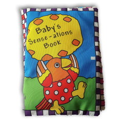 Cloth Book: Baby's Sense-ations Book - Toy Chest Pakistan