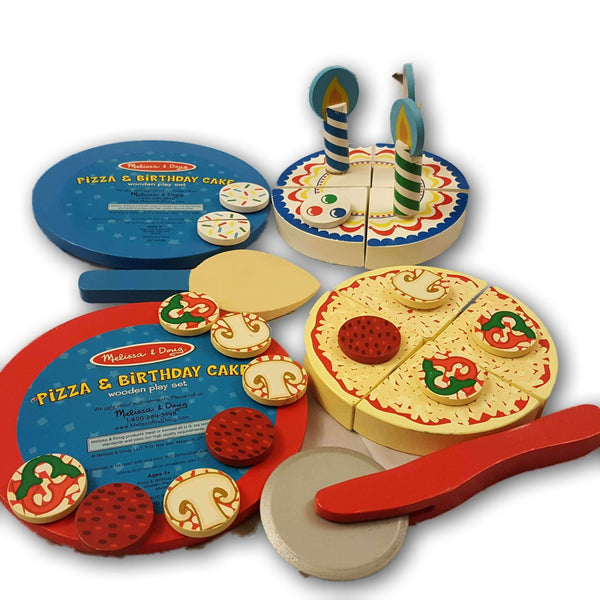 Melissa and doug clearance pizza and cake