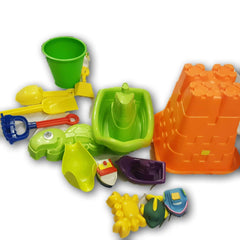 Beach Set- orange bucket - Toy Chest Pakistan