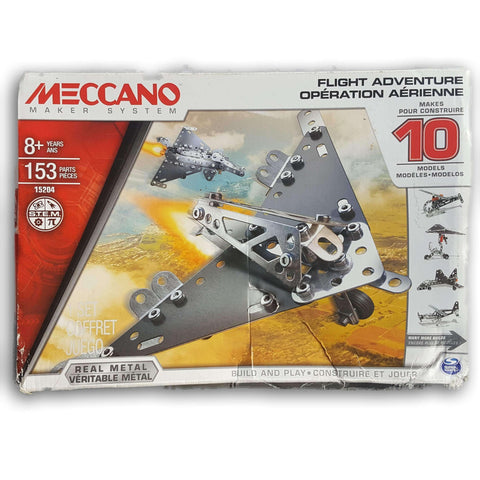 Mecano Flight Adventure 10 Model Set New