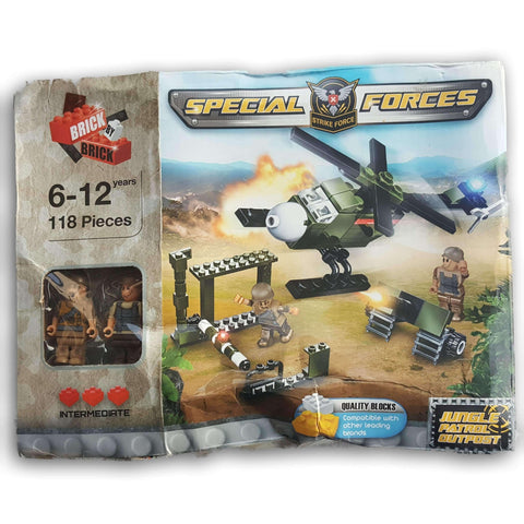 Brick By Brick- Special Forces 118 Pcs New