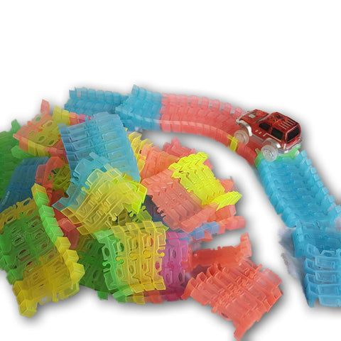 Neon Track Set With Vehicle