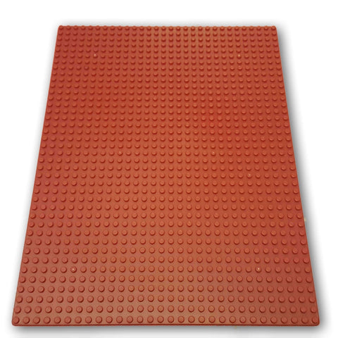 Lego Compatible Base Plate (Red)