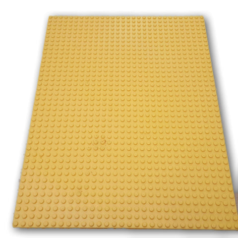 Lego Compatible Base Plate (Yellow)