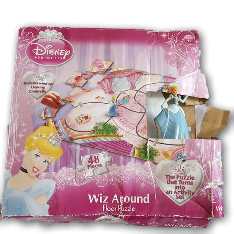 Disney Princesses Wiz Around Puzzle With Dancing Cinderella 48Pc