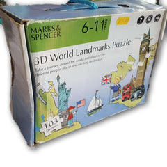3D World Landmarks Puzzle - Toy Chest Pakistan