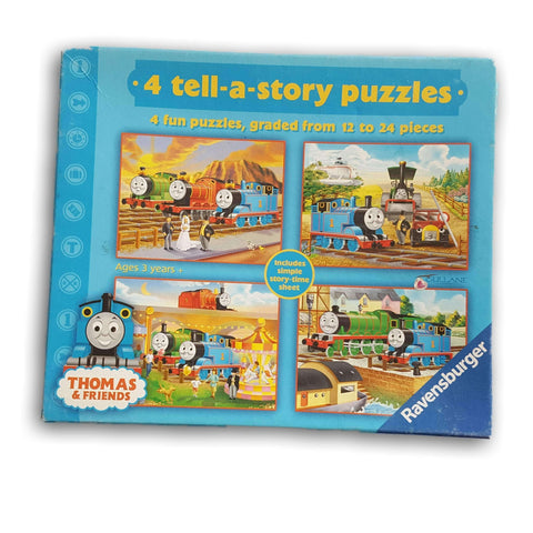 Thomas & Friends: 4 Tell-A-Story Puzzles