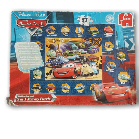 Disney Pixar Cars 2-In-1 Activity Puzzle