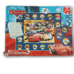 Disney Pixar Cars 2-in-1 Activity Puzzle - Toy Chest Pakistan