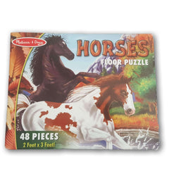 Melissa and Doug HorsesFloor Puzzle 100pc - Toy Chest Pakistan