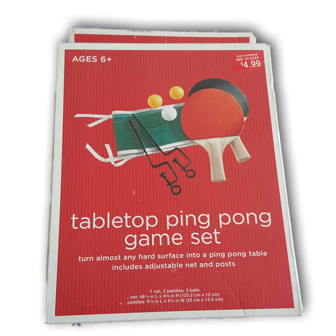 Table Top Ping Pong Game Set