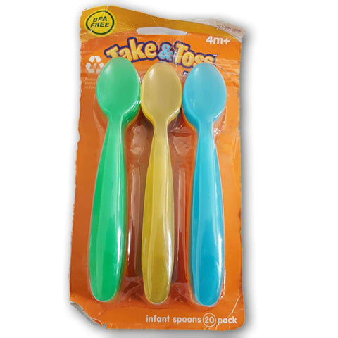 Take And Toss Infant Spoons 4M+