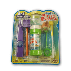 Miracle Bubbles - 5 in 1 Bubble Fun NEW - Toy Chest Pakistan