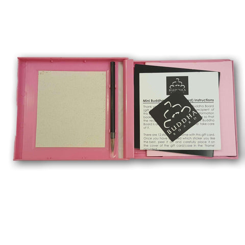 Mini Buddha Board, 5-Inch X 5-Inch, Pink