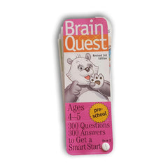 Brain Quest Aes 4-5 Perschool Deck 2 only - Toy Chest Pakistan