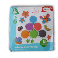 ELC Coloured Air Drying Clay - 6 Tubs - Toy Chest Pakistan