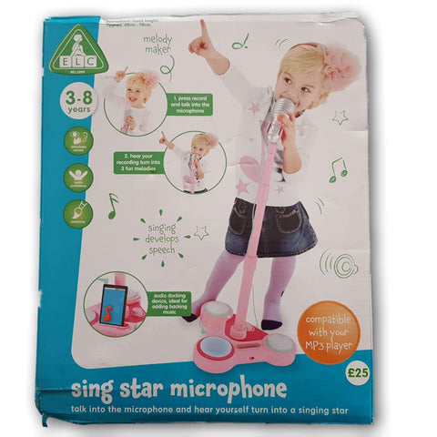 Elc Sing Star Microphone Pink