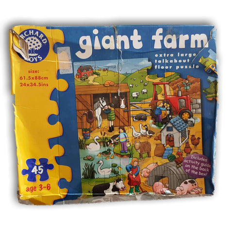 Giant Farm Floor Puzzle 45 Pc