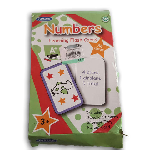 Numbers Learning Flash Cards (Pamson)