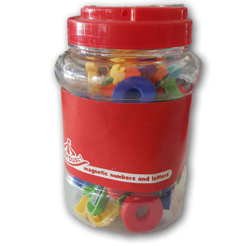 Magnetic Numbers And Letters Bucket
