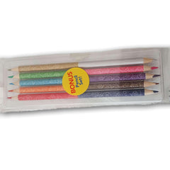 Double Sided colour pencils (6) - Toy Chest Pakistan