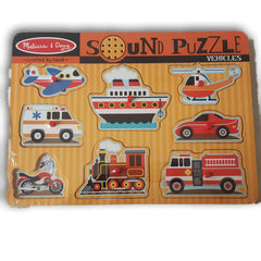 Melissa and Doug Sound Puzzle Vehicles - Toy Chest Pakistan