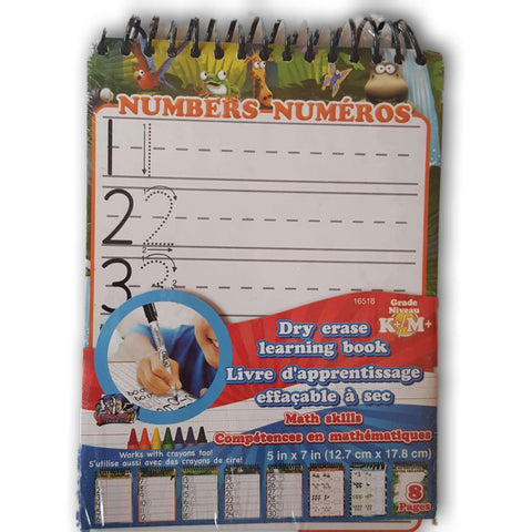 Dry Erase Learning Book Math Skills New
