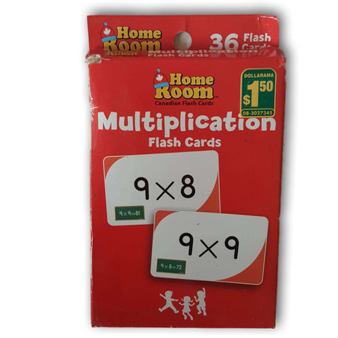 Home Room: Multiplication Cards