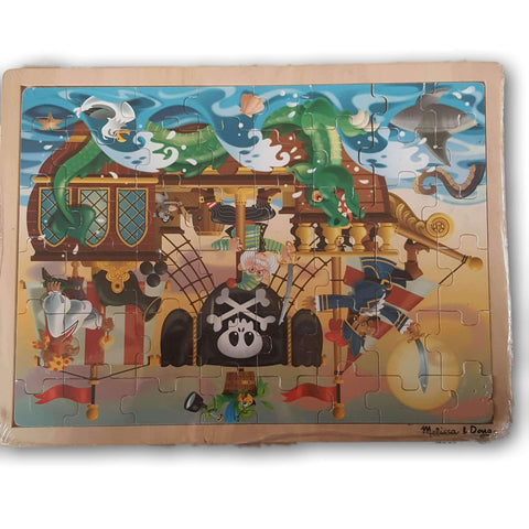 Melissa And Doug Jigsaw Puzzle Pirate Set