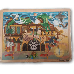 Melissa and Doug Jigsaw Puzzle Pirate Set - Toy Chest Pakistan