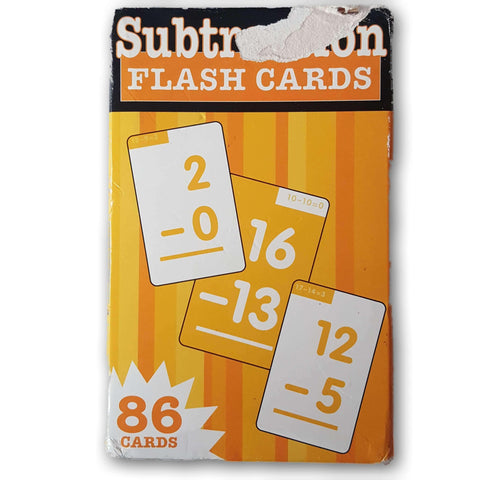 Flash Cards Subtraction