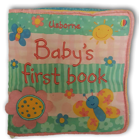 Cloth Book: Usborne Baby'S First Book