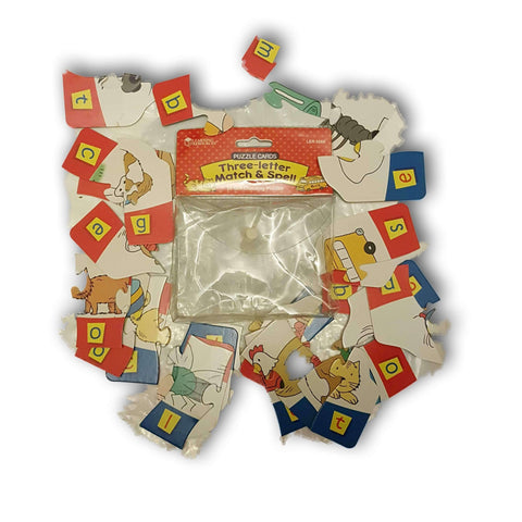 Three Letter Match And Spell