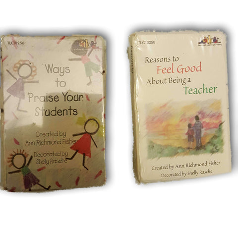 Card Set: Reasons To Feel Good About Being A Teacher/ Ways To Praise Your Students