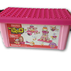 Fisher Price Trio- Building set with storage box - Toy Chest Pakistan