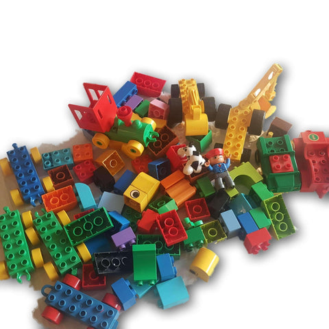 Lego Duplo (Crane Set, Assorted 80 Blocks)