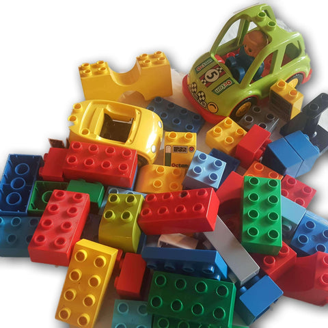 Lego Duplo, Car Set (Assorted Set Of 60 Pieces(
