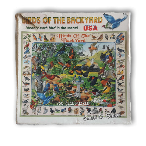 New Sealed Birds Of The Backyard 750Pc Puzzle